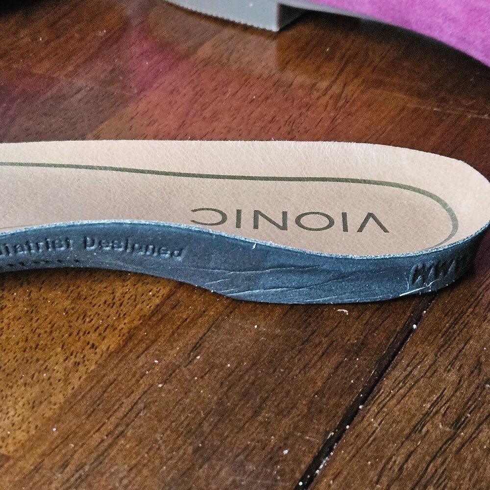 ($10 IN BUNDLE) Vionic Gramercy Purple Suede Knot Detail Ballet Flat NWOT - Picture 6 of 8